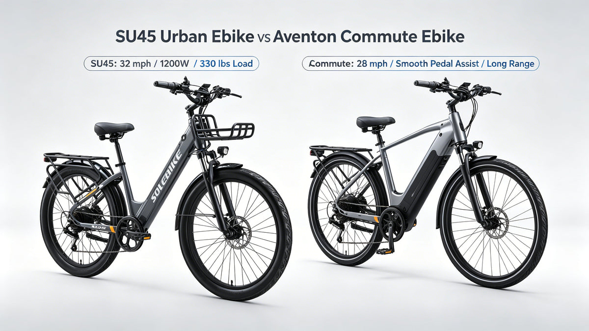 SU45 Urban Ebike vs Aventon Commute Ebike: 2026 Daily Commuter Head-to-Head Review