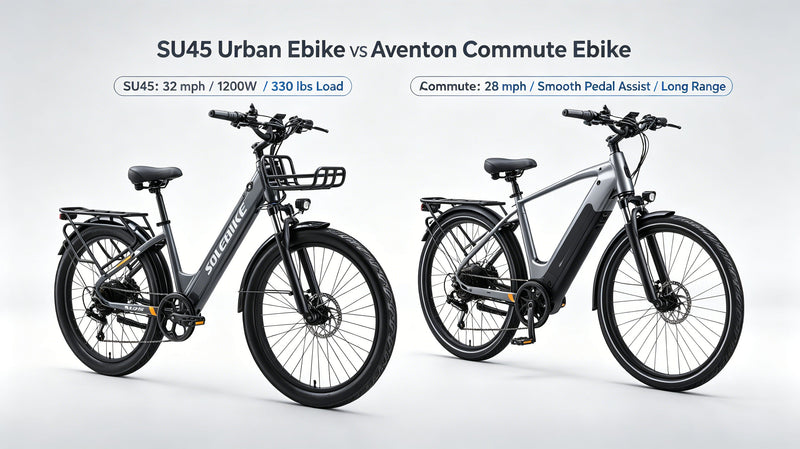 SU45 Urban Ebike vs Aventon Commute Ebike: 2026 Daily Commuter Head-to-Head Review