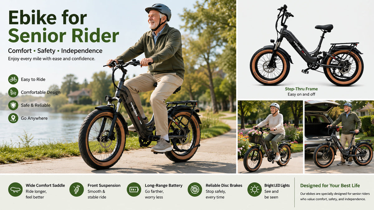 Ebike for Senior Riders: Comfort & Safety Buying Tips