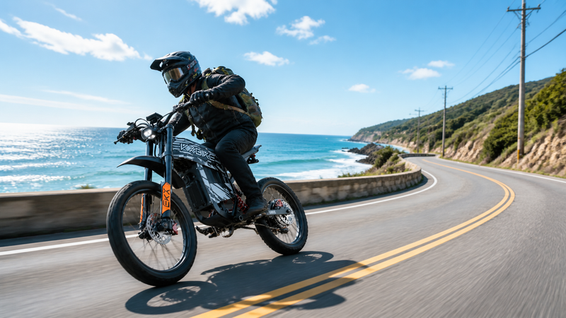 Off-Road Riding Experience | Lightweight Motorcycle-Style E-Bike