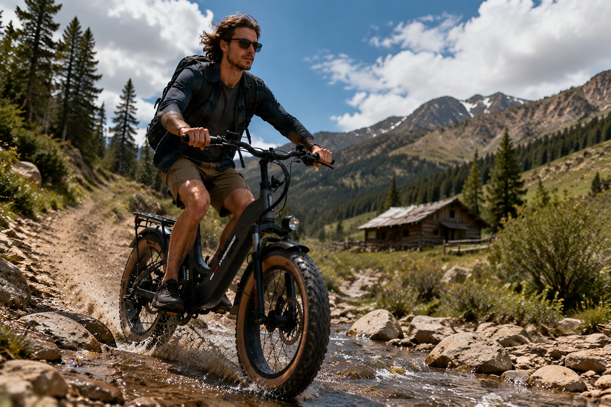 Wholebikes Urban Fat Tire E-Bike Full Review – 32MPH & 50 Miles Range! City & Off-Road Test